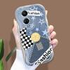 For Honor 90 Lite P30 Pro Infinix Hot 30 40 40i 40 Pro Smart 8 Pro Vivo V29e V30e Fashion Cowboy Denim Cream Texture Soft Silicone Phone Case