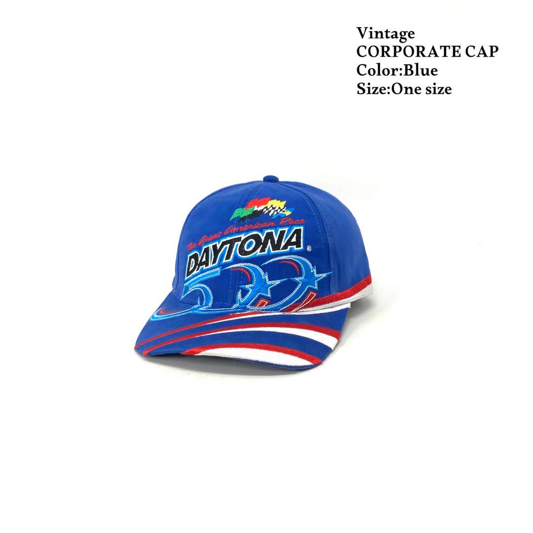 

[USED] Vintage 2000s racing cap, Daytona, Nascar logo, vintage, blue