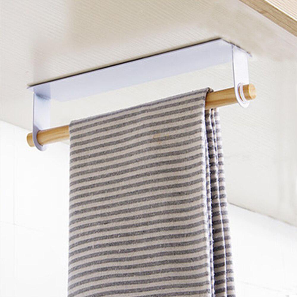 Metall Küche Organizer Regal Wand Regal Holz Handtuch Papier Lagerung Regal Bad Toilettenpapier Halter Küche Rack Organizer