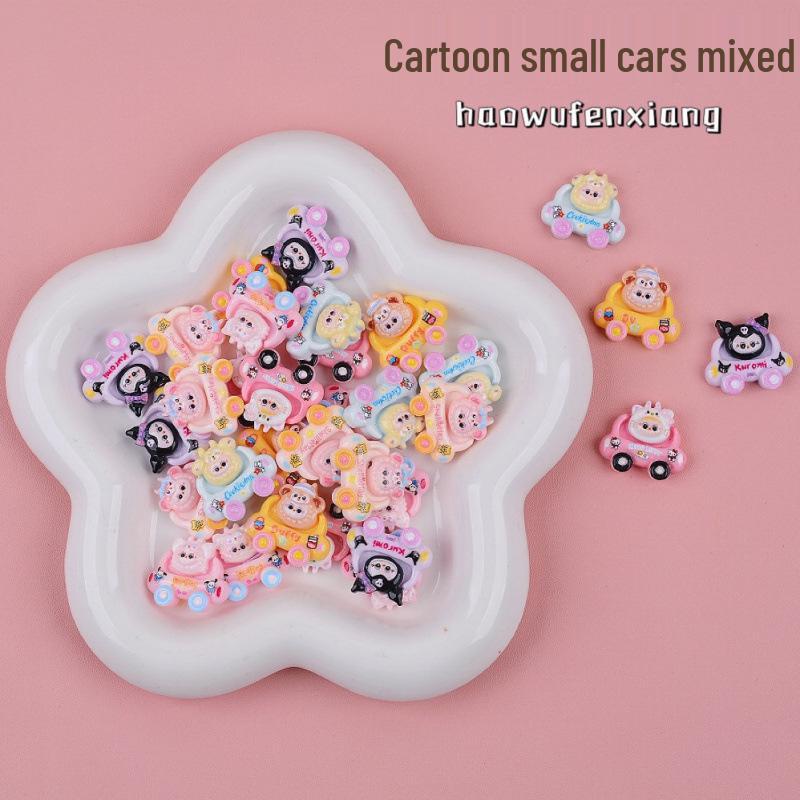 Mini Cartoon Luo Xiaohei Food Simulation DIY Resin Accessories for Phone Cases and Fridge Magnets