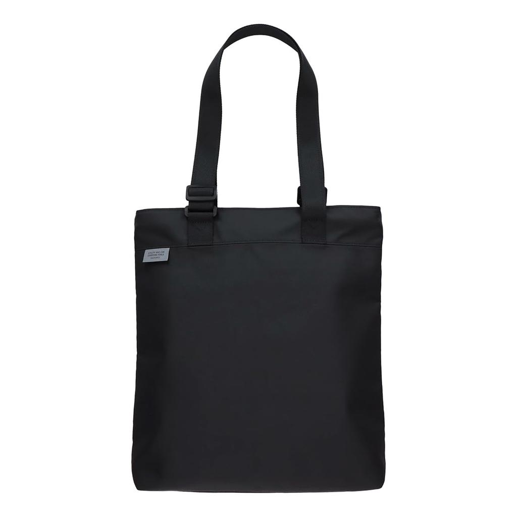 Delfonics Inner Carrying Water-Repellent Vertical Tote Bag (Black)