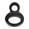 10Pcs Black O Rings Motorcycle Trailer Tie Down Anchors Hooks Stainless Steel For Secure Cargo Transport
