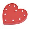 Heart Shaped Night Light 10 LEDs Cute Battery Powered Warm Light Kids LED Love Shaped Lamp with Hook Hole for Kid S Room