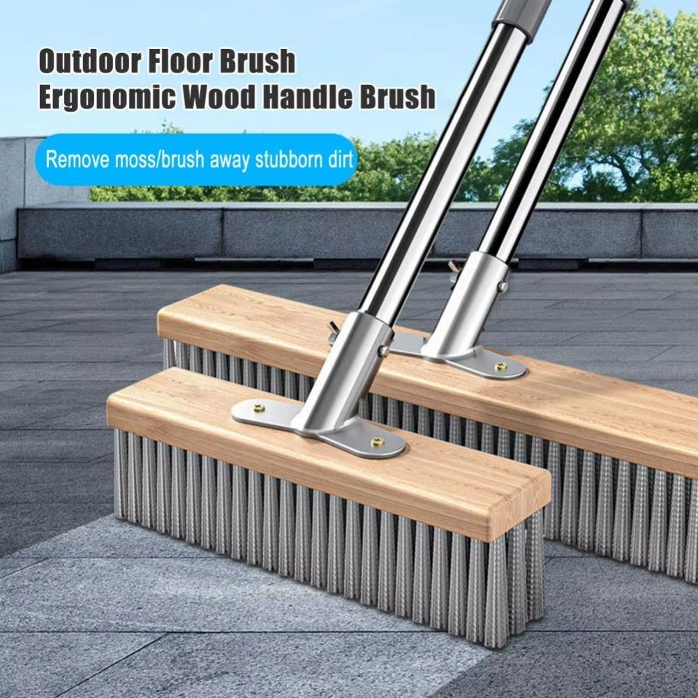 Stainless Steel Wire Broom Brush Corrosion-Resistant Floor Scrubbing Brush  Patio Surface