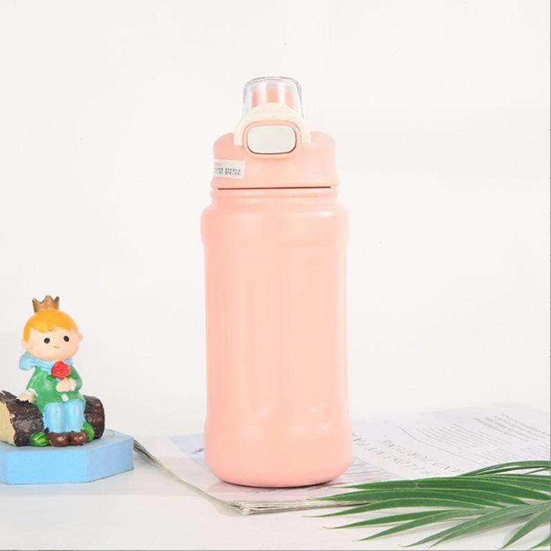 

600 мл термос для воды из нержавеющей стали, термокружка для путешествий, термос для девочек, термос для путешествий, термос для путешествий, розовый 600ml