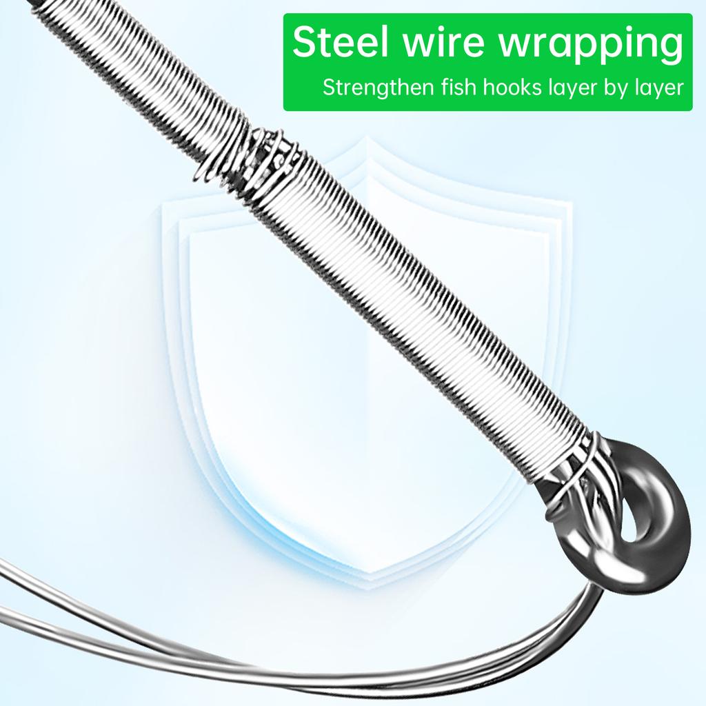 30pcs Carbon Steel Weedless Wacky Rig Fishing Hooks Assorted 1/0-3/0 Sizes for Freshwater Saltwater with Storage Box