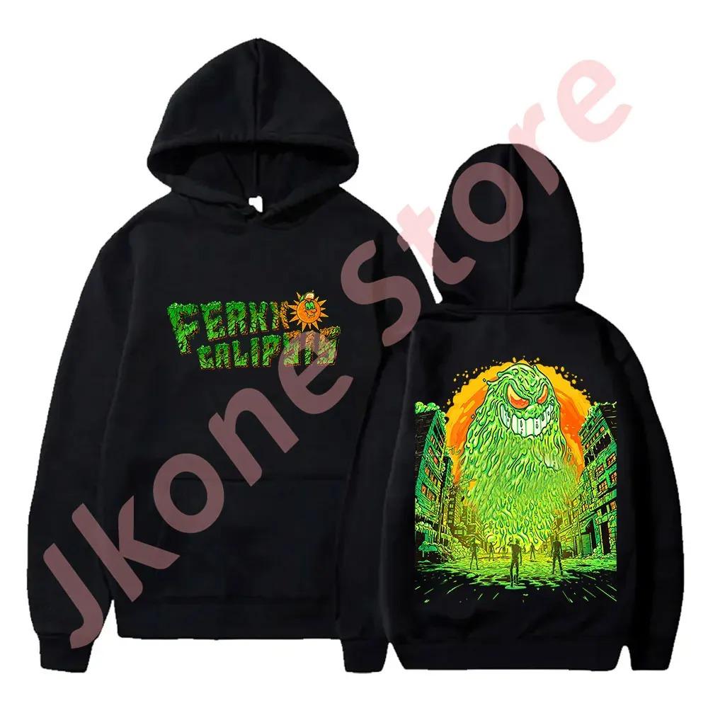 Feid Ferxxo Monster Merch Hoodies Sweatshirts 2024 Ferxxocalipsis Tour Cosplay Women Men Fashion Casual Streetwear