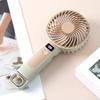 Portable USB Rechargeable Handheld Fan: 120 Speeds, Dual-Use, Compact Digital Display