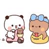 Anime Figure Bubu Dudu Panda Bear Figure Bear Panda Panda Bubu Bear Model Toy Collectible Cartoon Panda Bubu Dudu Figure Doll