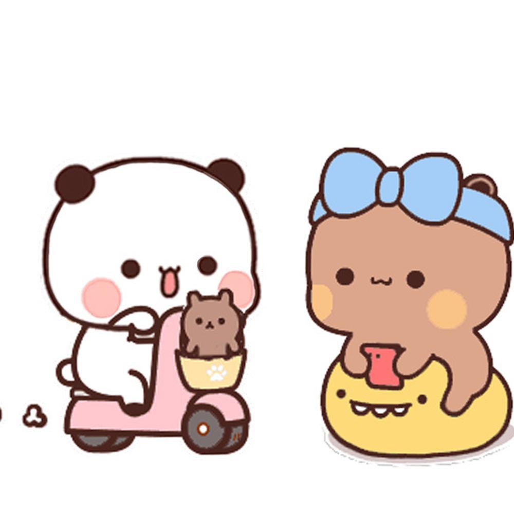 Anime Figure Bubu Dudu Panda Bear Figure Bear Panda Panda Bubu Bear Model Toy Collectible Cartoon Panda Bubu Dudu Figure Doll