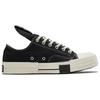 Converse Rick Owens x DRKSHDW DRKSTAR Chuck 70 nízké černé unisex tenisky Egret 172347C