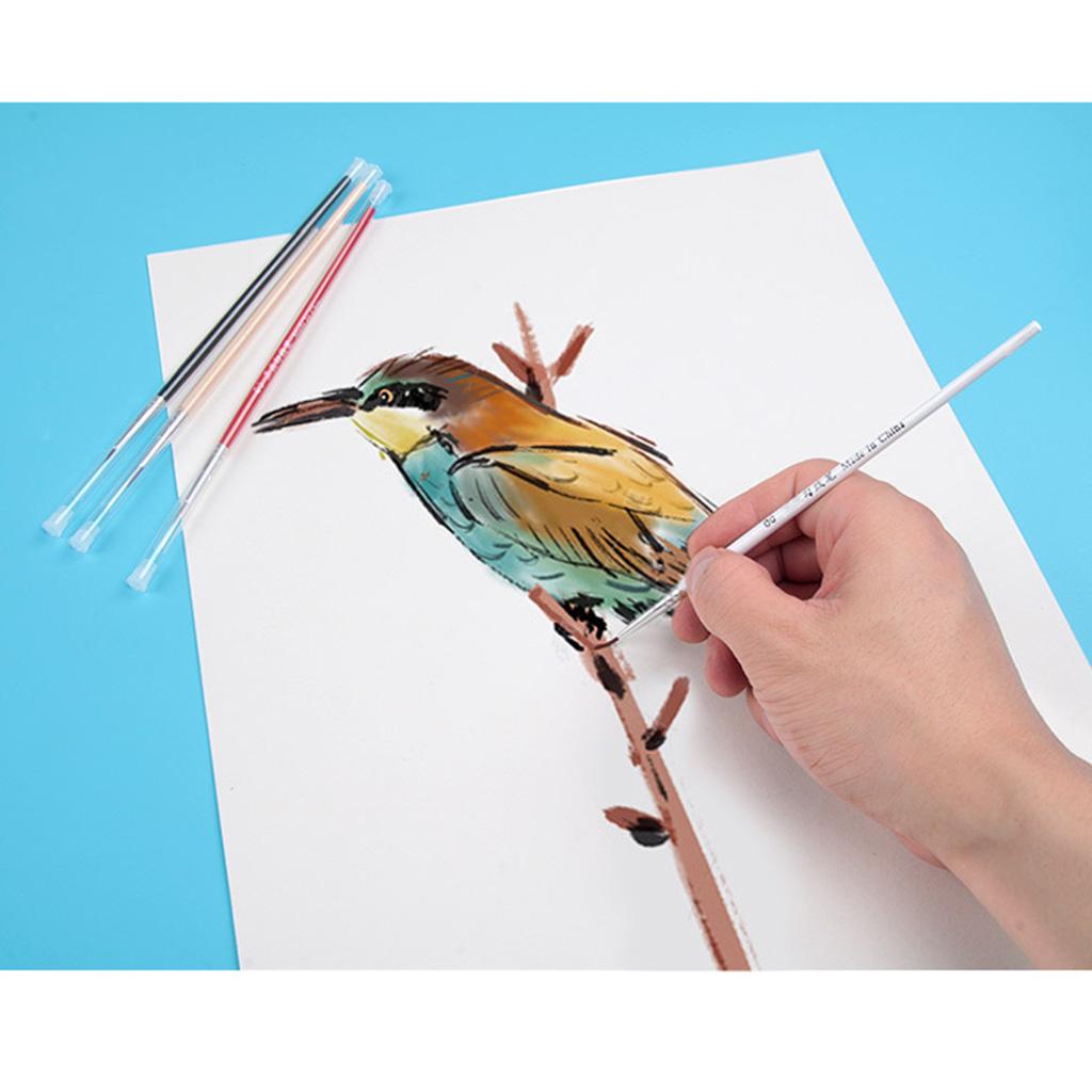 3 szt. 0 00 000 Hook Line Pen Profesjonalne cienkie pędzle do rysowania końcówek do akrylu