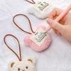 1Pc Cute Baby Name Tag Cartoon Bear Doll Bag Kindergarten Backpack Pendant Baby Newborn Bag Ornaments Keyrings