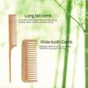 Bamboo Hair Brush and Comb Set - Eco-Friendly Anti-Static Detangling Brush and Combs for Women and Men, Massage Wooden Brushes for Thick, Thin,