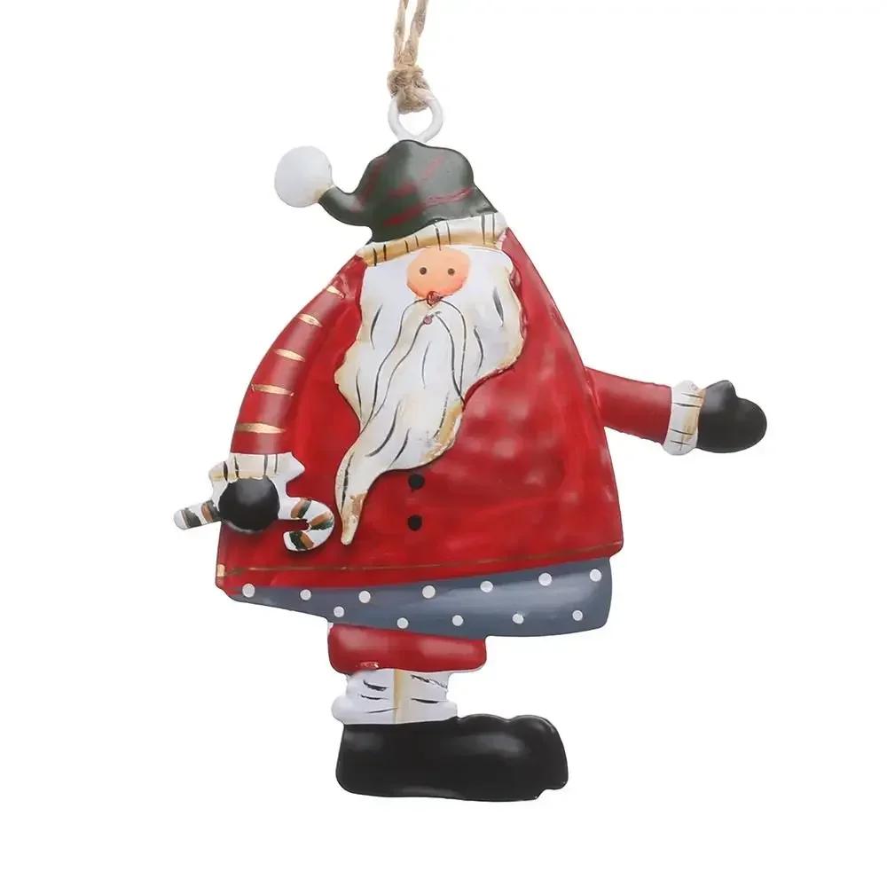 Cartoon Angel Girl Christmas Decorations Multicolor Wrought Iron Drop Ornaments Festival Accessories Handicraft