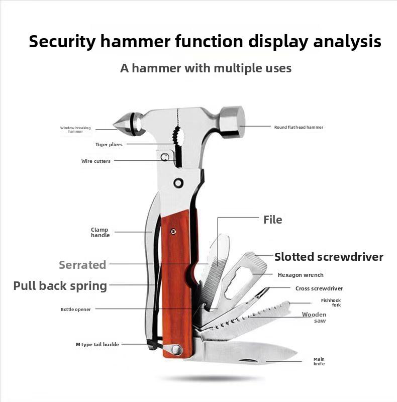 1Pc Automobile Safety Multi-functional Glass Window Maker, Broken Window, Vehicle and Interior Tools, Emergency Rescue