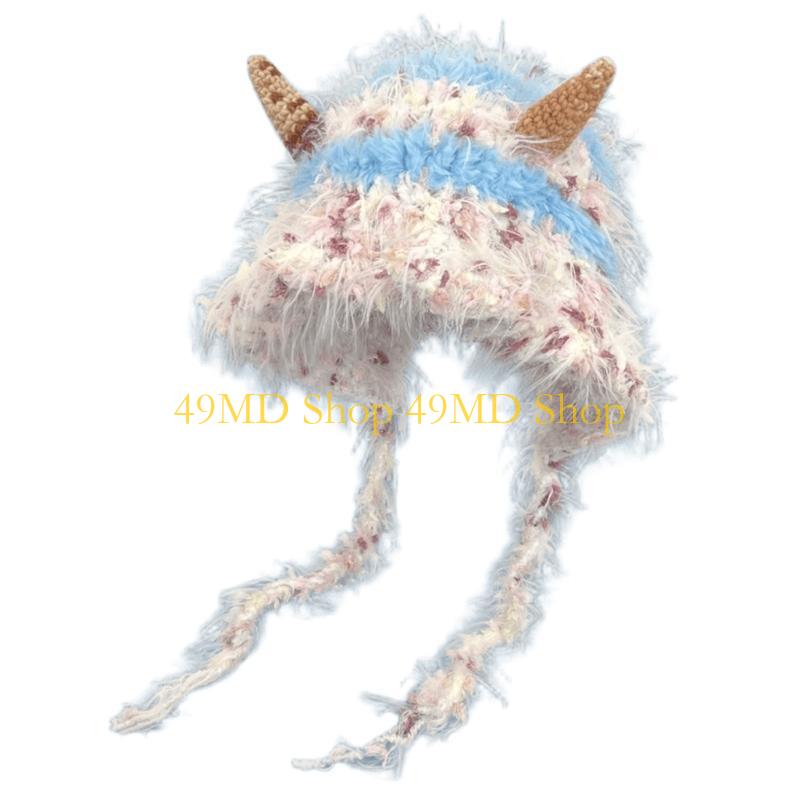 49MD Casual Unisex Knitted Hat Warm Fashionable Hat Youth Street Styles Knitted Hat