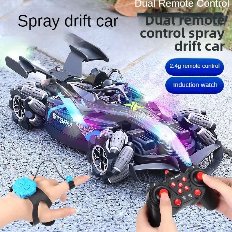 Новая машина F1 RC 1:12 Spray Stunt Car 2.4GHz 4WD высокоскоростной дрифт-кар с вращением — фото 8