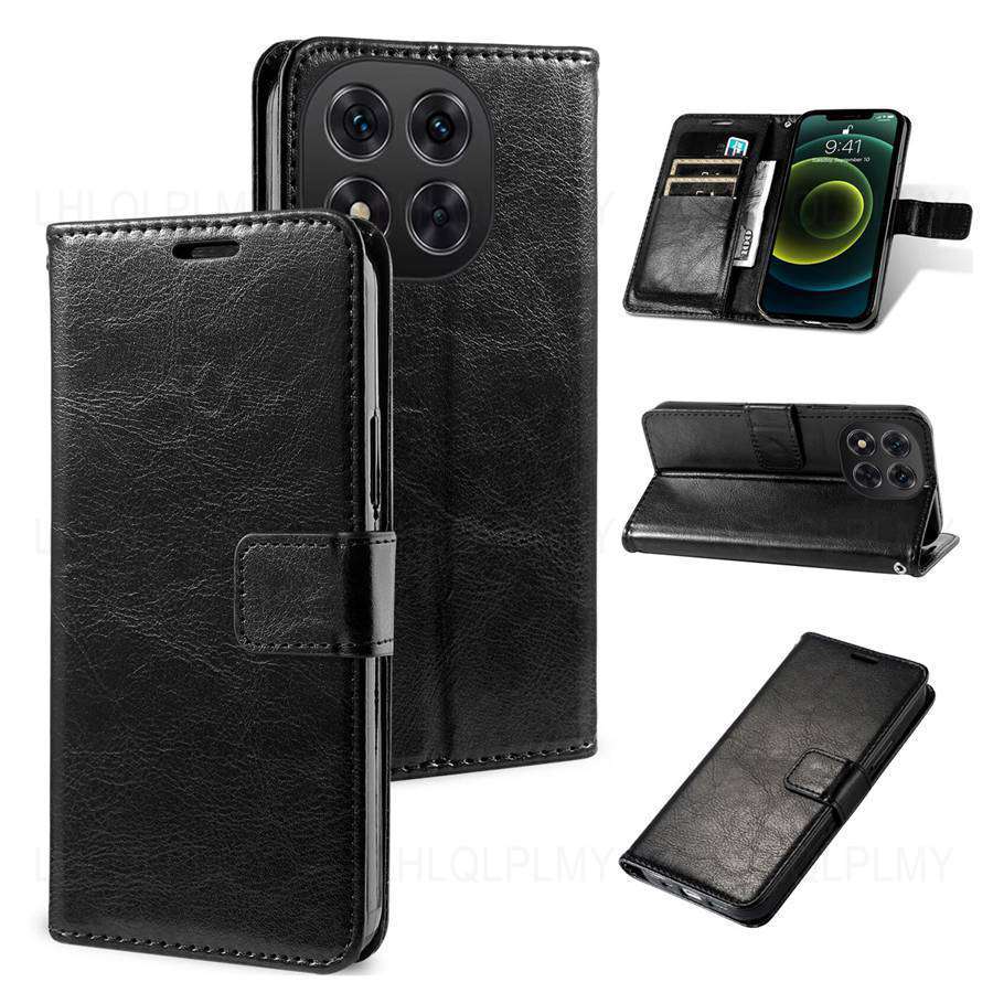 Luxury Leather Flip Case For Xiaomi Redmi Note 15 Pro Plus Poco M8 5G X8 Max F8 Ultra 17 Protect Wallet Cover