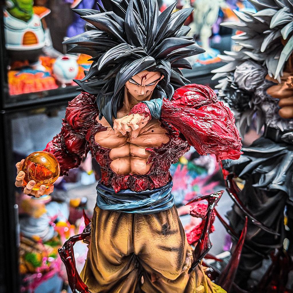 Dragon Ball Z Ssj4 Goku Anime Figure Replaceable Hands Super Saiyan 4 Goku Pvc Action Figures Collection Model Toys Gifts