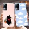 Vivo V21 Kılıfı Vivo V21e Yumuşak Silikon Sevimli Çizgi Film Çiçekli Arka Kapak Telefon Kılıfı Vivo V21 V 21 E İçin Fundas VivoV21 Çantalar Capa