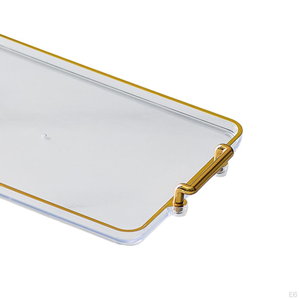 Nordic Style Farmhouse Serving Tray Food Cup with Handles Trinkets Keys Storage