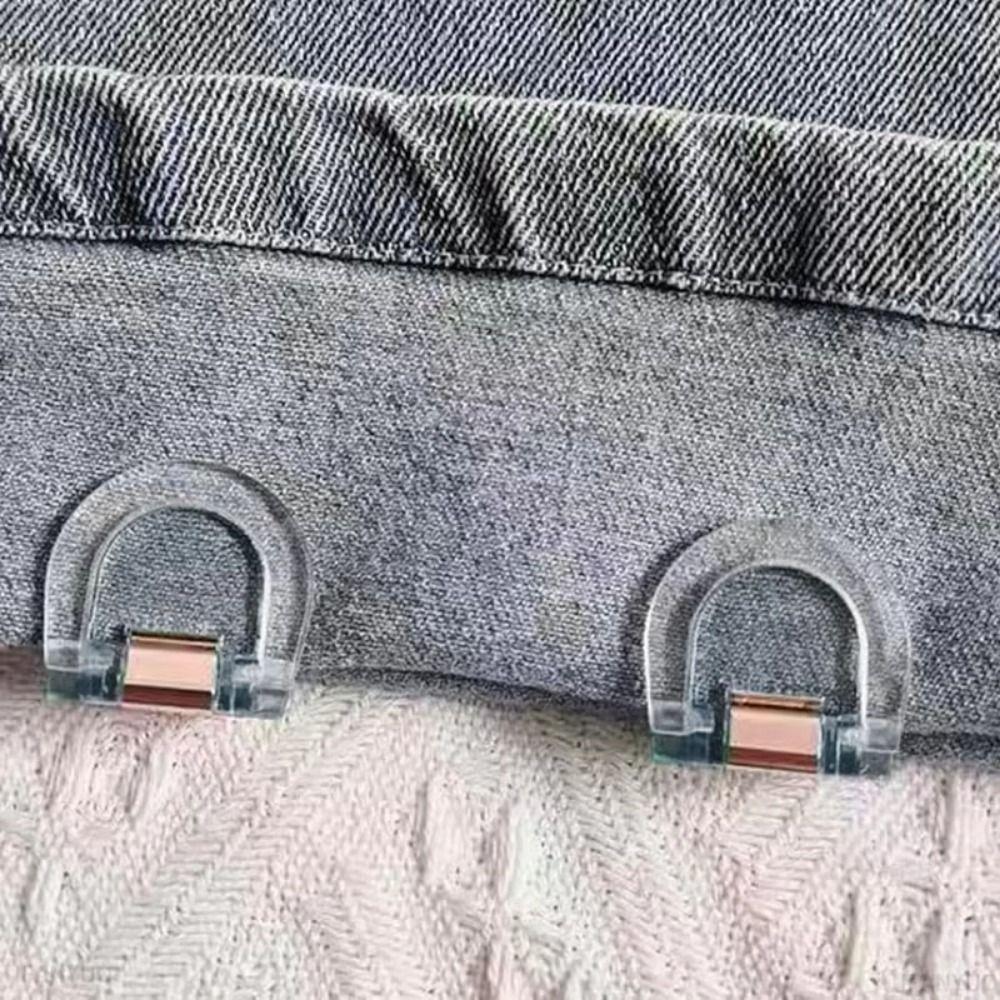 10Pcs Plastic Book Label Clip Strong Clip Invisible Leg Shortening Clip  Document Binding