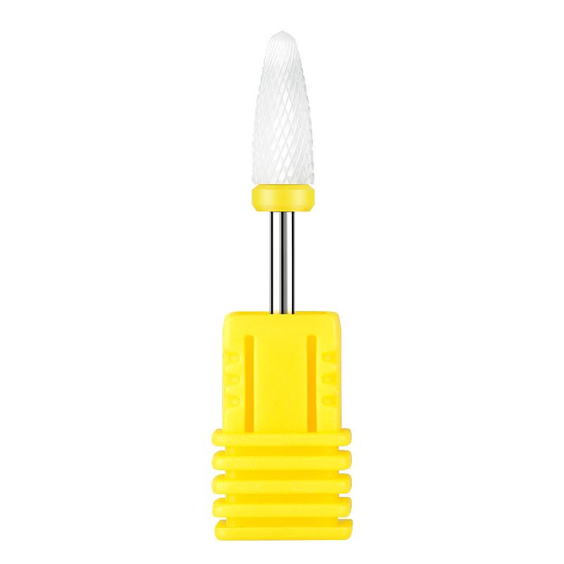 Ceramic Carbide Nail Drill Bits Rotate Electric Ceramic Milling Cutter For Manicure Pedicure Tools