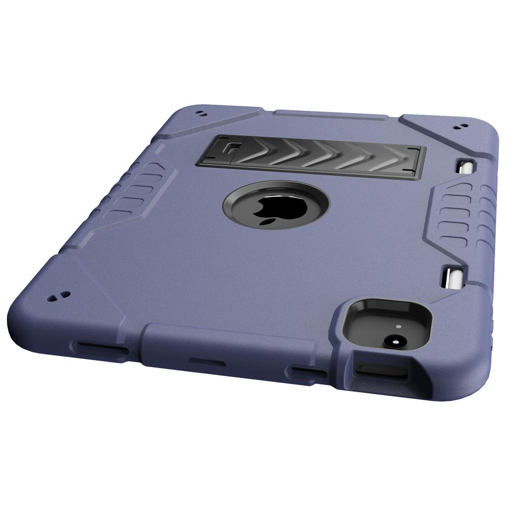 For iPad Air 11 (2025)/(2024) M2 Case Rugged Kickstand PC+TPU Tablet Cover with Pen Slot