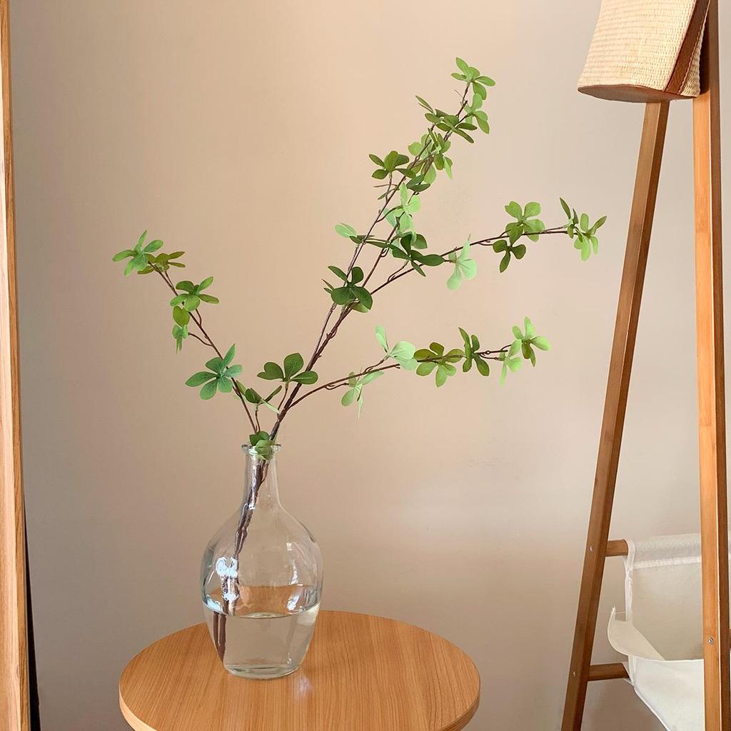 Horse Chestnut Hanging Bell Artificial Plant - Transparent Floral Arrangement for Living Room or Dining Table Decor