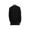 Emporio Armani Logo Embroidered Crew Neck Long Sleeve Sweatshirt Men sweatshirt Black EM000520-AF10790-UC001
