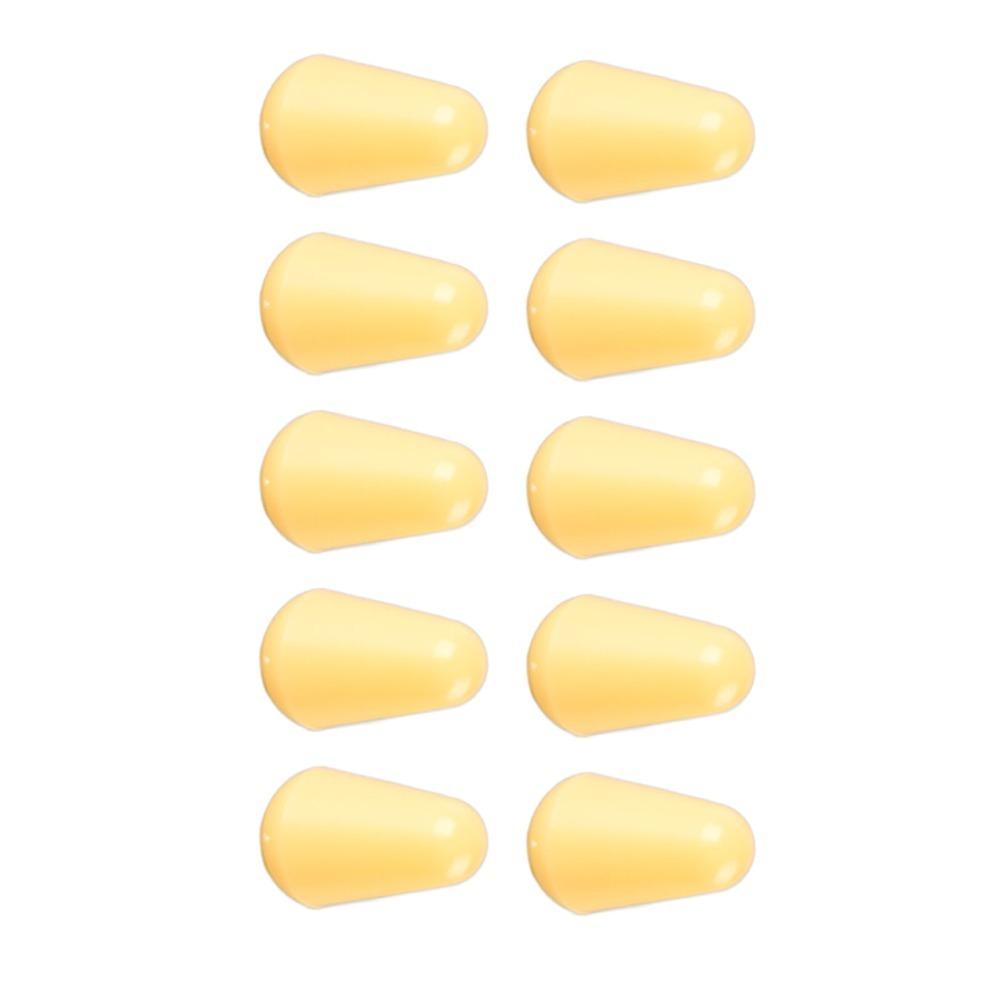 20PCS Plastic Guitar Toggle Switch Tips White/Yellow/Black Switch Knob Cap Guitar Accessories