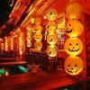2PCS Halloween Pumpkin Lanterns for Halloween Decoration Jack-O'-Lanterns for Home Outdoor Decoration No Electricity Needed