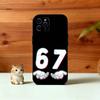 S-Six S-Seven 67 SS Phone Case Silicone Soft For IPhone 17 16 15 14 13 12 11 X XR Plus Pro Max Plus