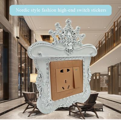 New Mobile Phone Charging Switch Stickers European Creative Switch Stickers Switch Protective Cover Wall Decoration Stickers