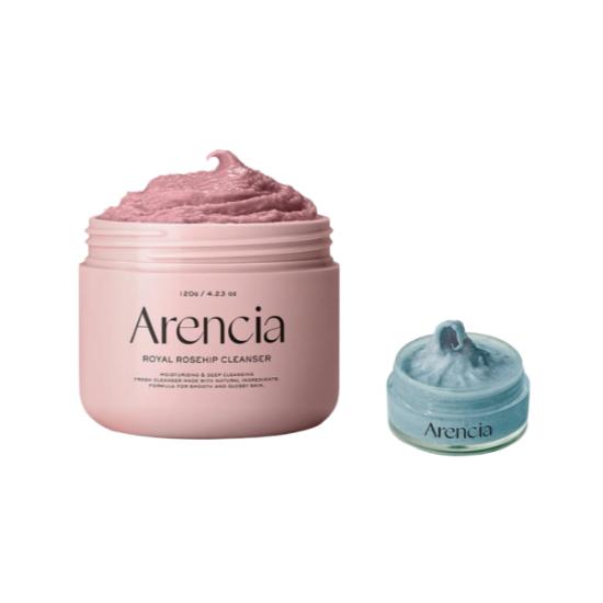 

Arencia Rosehip Rice Mochi Cleanser – Глубоко увлажняющее и мягко отшелушивающее средство для умывания для чувствительной кожи (120г + 15г)