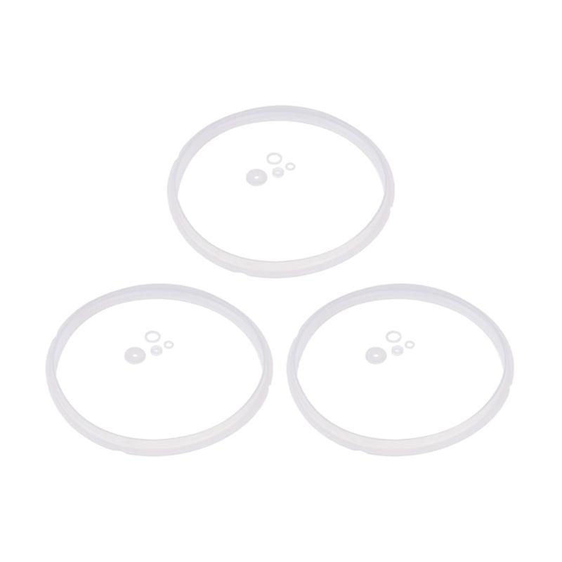 

3 шт. Пищевые силиконовые уплотнительные кольца на замену для 5/6-литровых электрических скороварок, прочные аксессуары 1