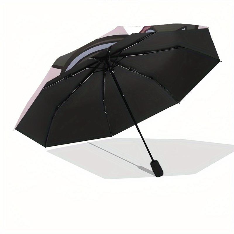 1pc Kuromi Halloween Costume Umbrella with Plastic Handle,Suitable for All Seasons Home Travel Outdoor UmbrellaSanlio064