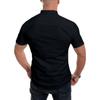 Men's Linen Short-sleeved Casual Shirt Collarless Standing Collar Summer Top