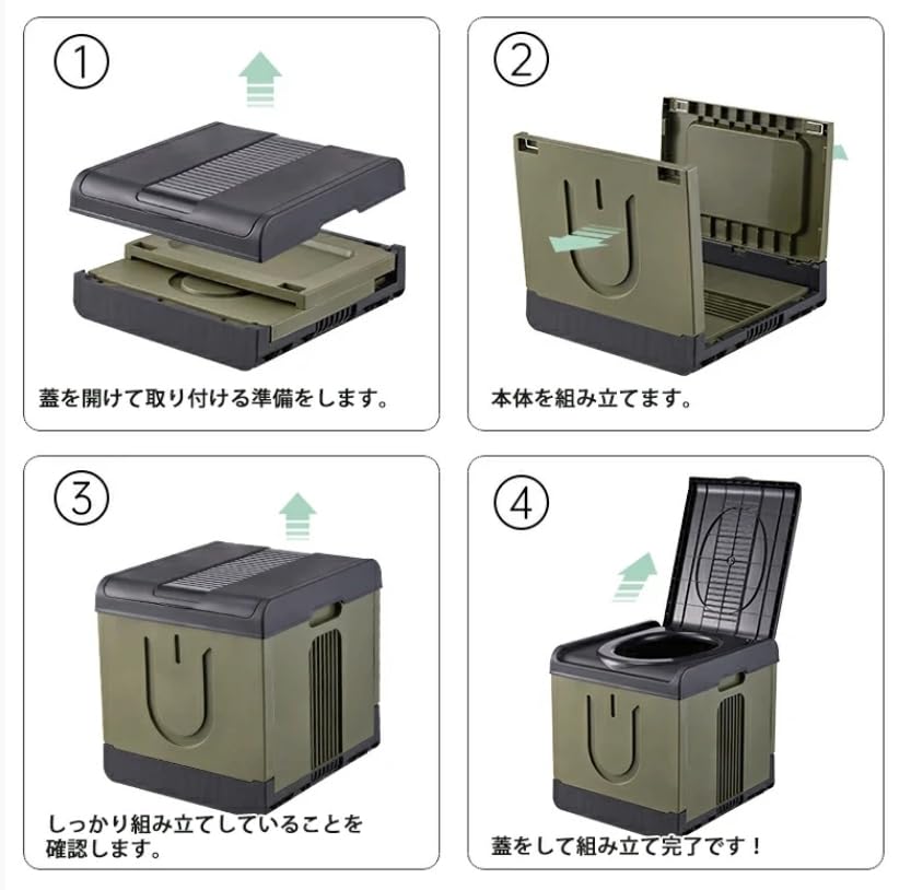 Juicell Portable Emergency Portable Emergency Disaster Preparedness Car and Traffic Easy to Portable Emergency 200kg Weight Washable Disaster