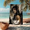 Custom Name Ultra-Soft Beach Towel with Daryl and Rick Theme,Ideal for Pool - Camping, Diving - Perfect Travel Essential, Vibrant Beach Towel.