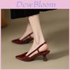 Fashion Sandals With Pointed Toe For Women Summer Retro Korean Style