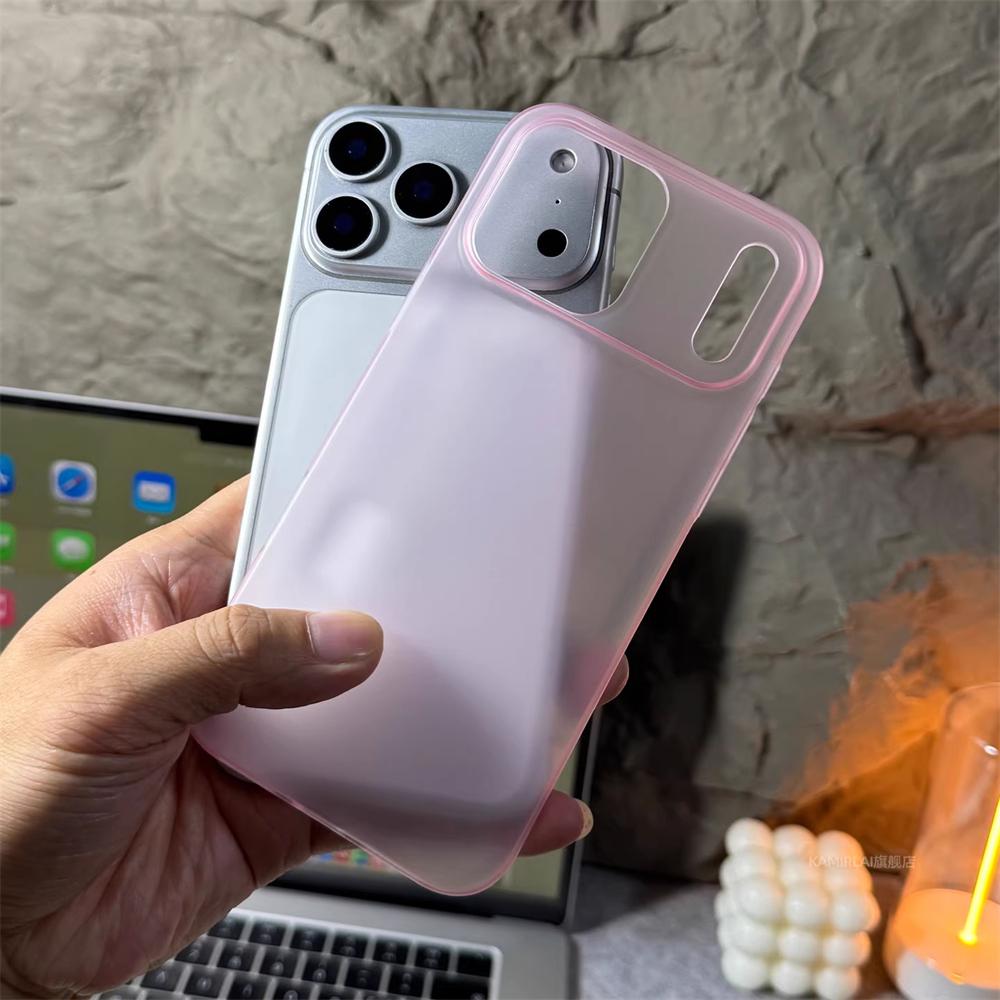 Ultradünne Matte Transluzente Harte PC-Hülle Für iPhone 17 Pro Max Air 16 15 14 Plus 13 12 Einfarbige Mattierte Schlanke Rückabdeckung Schale