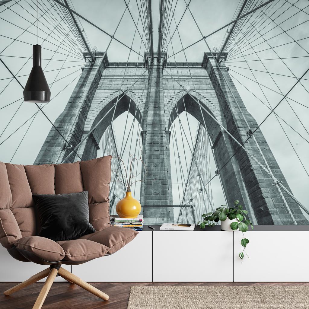 Photomural Brooklyn Bridge Washable Fleece 180x120