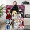 Anime Nap Blanket Sofa Winter Warm A-Madoka A-Magica Bed Fleece Camping Fluffy Soft Blankets King Size Microfiber Bedding