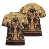 Pharaoh Anubis Pattern T-Shirt For Men Ancient Egypt 3D Printed Tees Summer Casual Loose