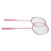 Badminton Set Iron Alloy Incrsed Ar Shock Absorption Lightweight Badminton Racket Set for Beginner Children Adults