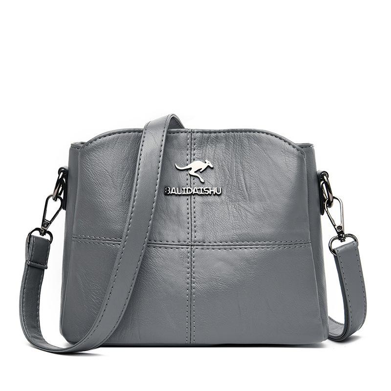 Single-shoulder Crossbody Mom Bag - Simple and Versatile, Featuring A Patchwork Design for Middle-aged Moms