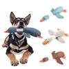 30cm Haustier Stockente Hundespielzeug für starke Kauer Hund Quietschend Wildgans Puzzle Trainingsspielzeug Niedliches Weiches Hundekauspielzeug mit Quietscher