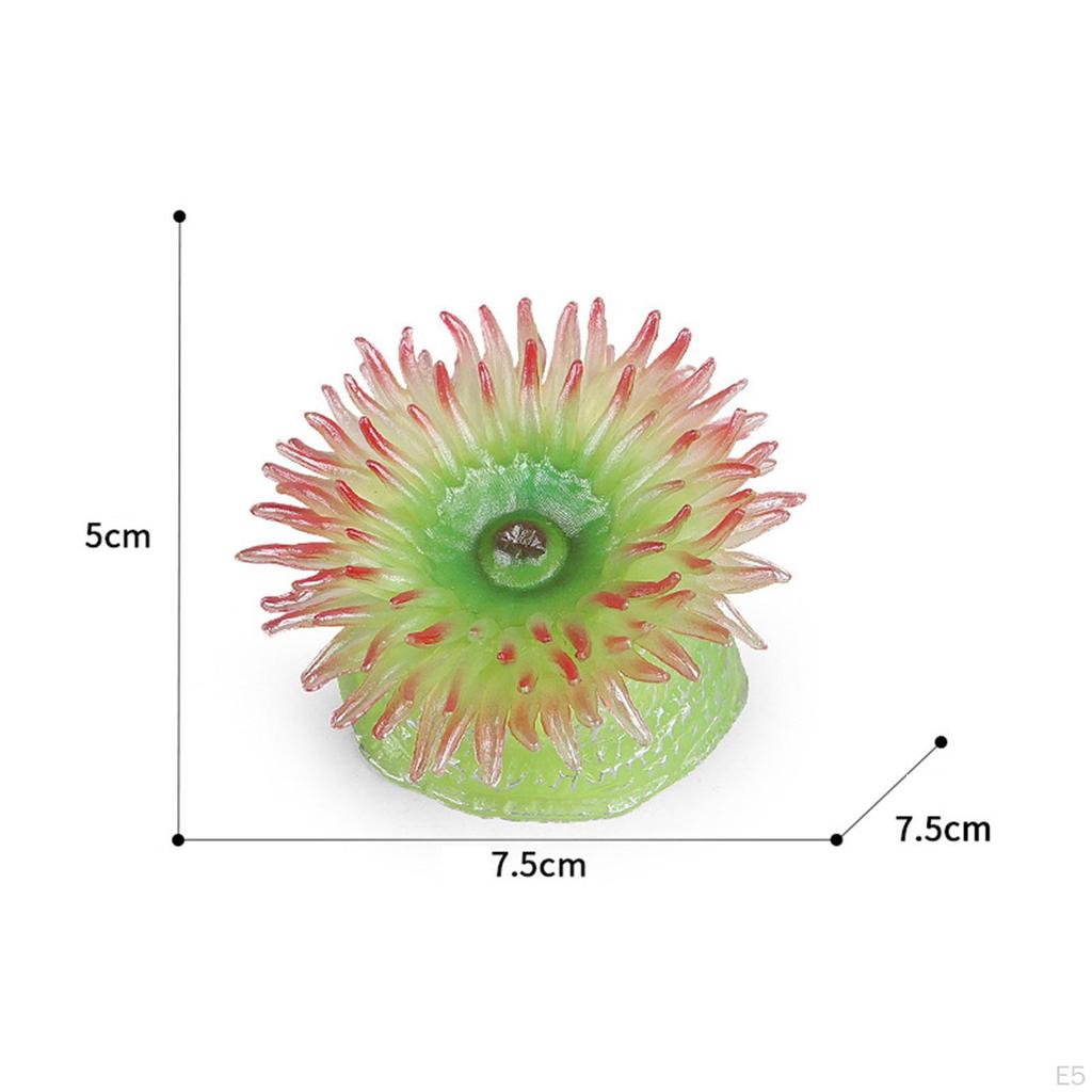 Aquarium Sea Anemone Figures Educational Toys Marine Life Models for Gifts